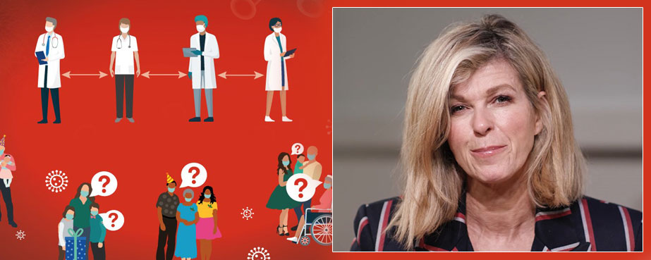 Kate Garraway teams up with The Royal Society of Medicine for Christmas Covid campaign