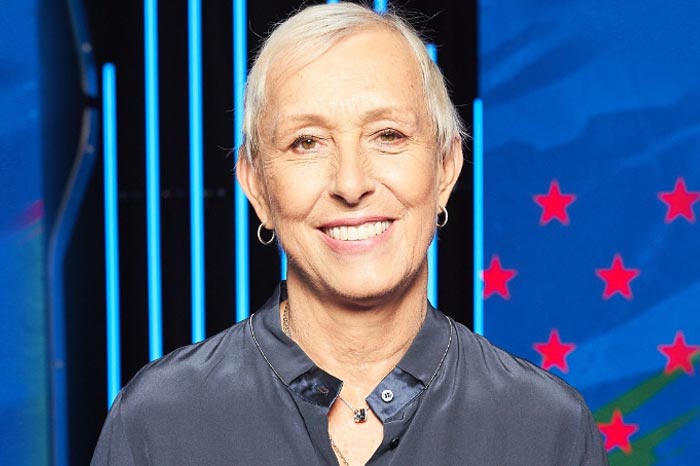Martina Navratilova former tennis champion and inspirational speaker
