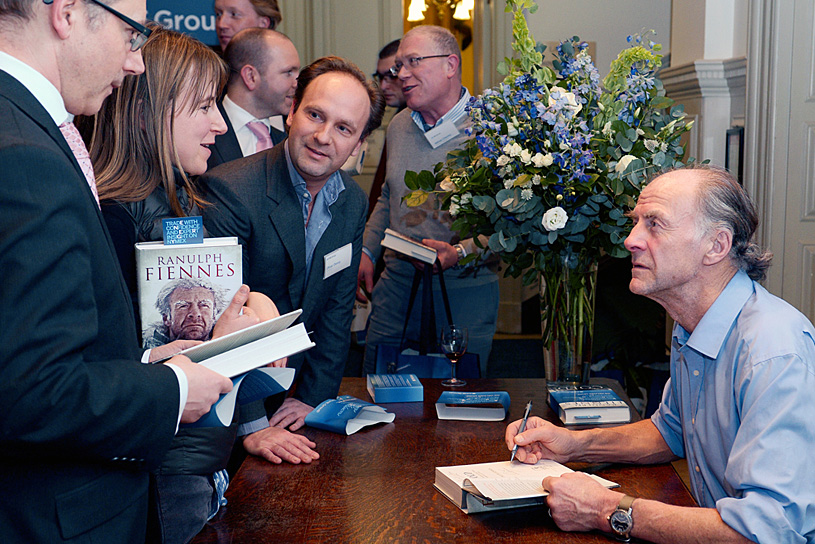 Sir Ranulph Fiennes book signing