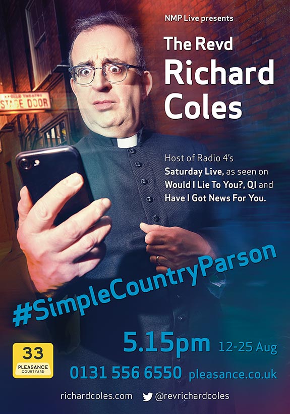 Reverend Richard Coles: #SimpleCountryParson, Edinburgh Fringe 2019