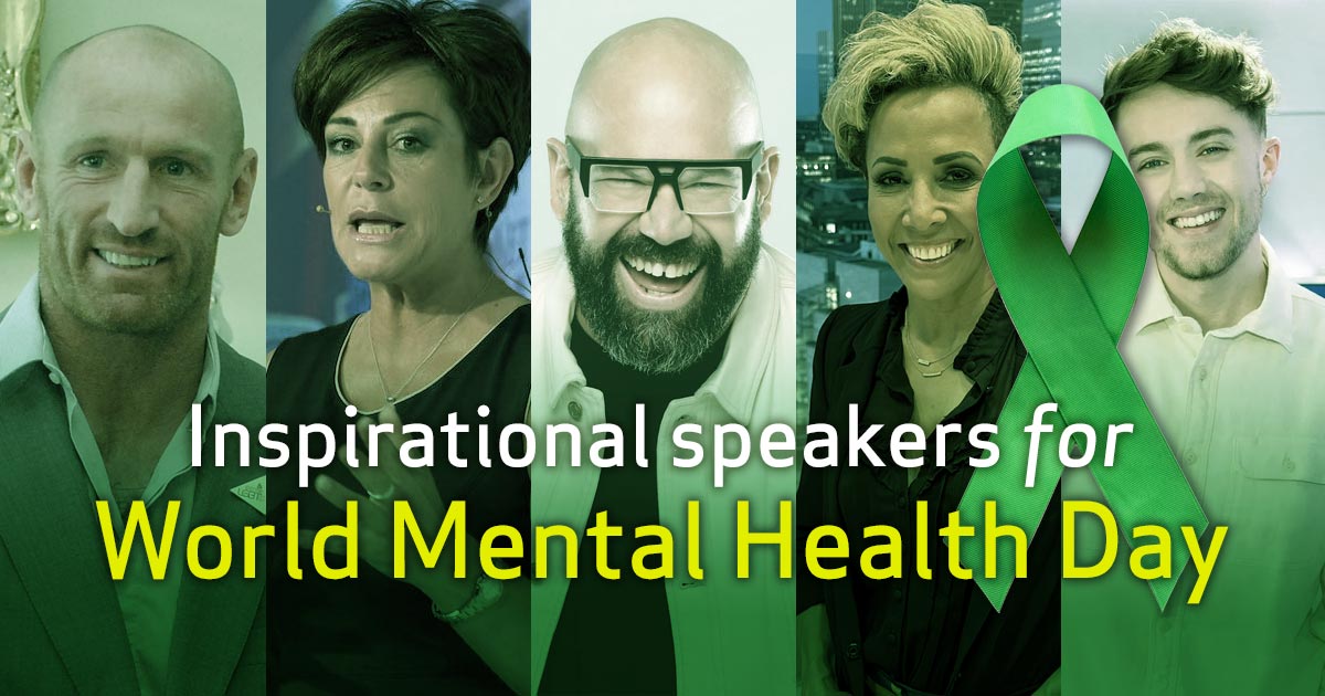 Inspirational World Mental Health Day speaker